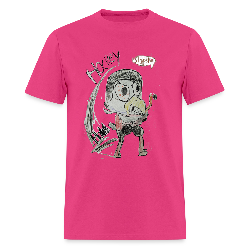 DC26 luca's "Hockey Hawk" T-shirt - fuchsia