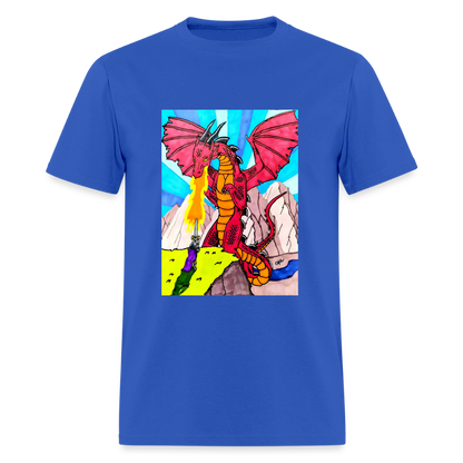 DC26 Gideon's "Dragon Fire" T-shirt - royal blue