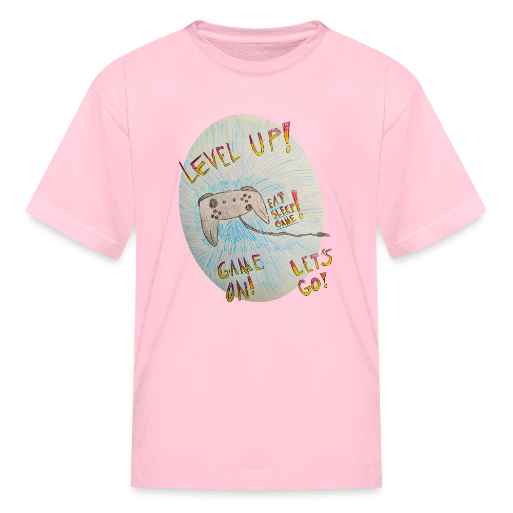 DC26 Wyatt's "Level Up!" T-shirt - pink
