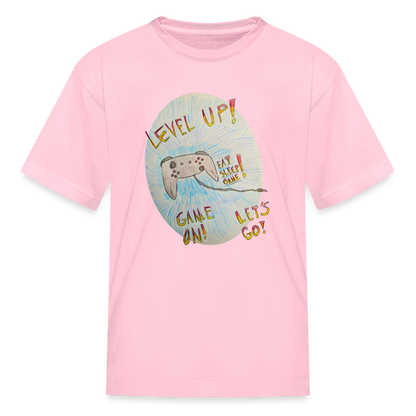 DC26 Wyatt's "Level Up!" T-shirt - pink
