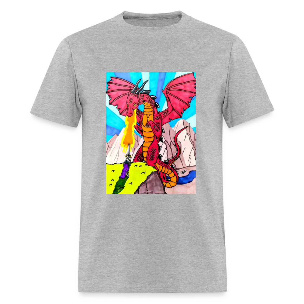DC26 Gideon's "Dragon Fire" T-shirt - heather gray