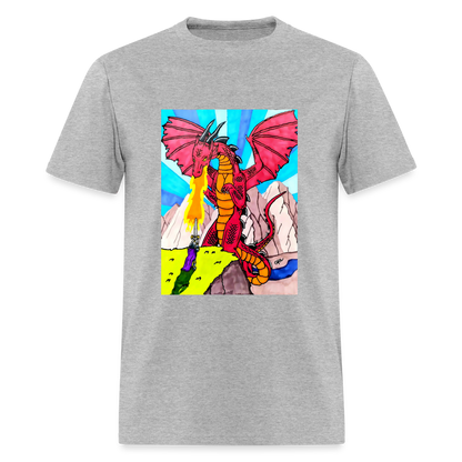 DC26 Gideon's "Dragon Fire" T-shirt - heather gray