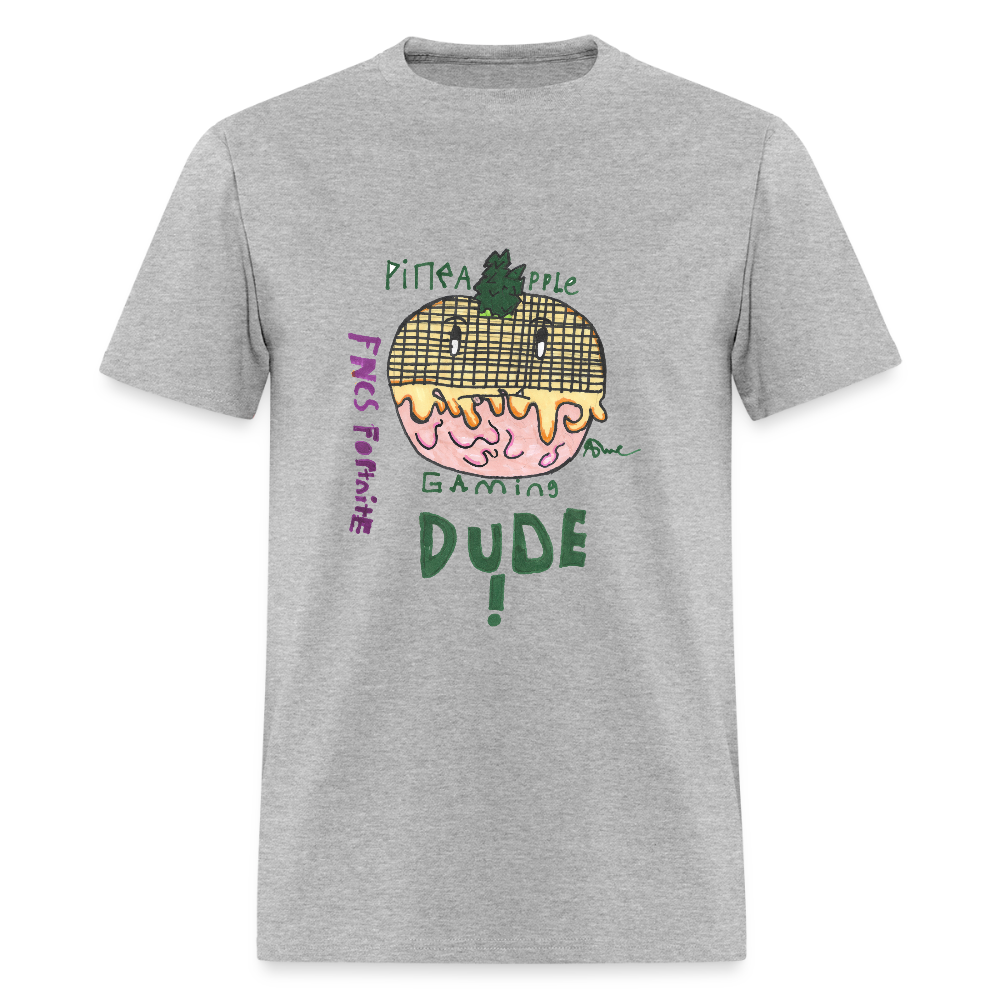 DC25 Asher's "Pineapple Gaming" T-Shirt - heather gray