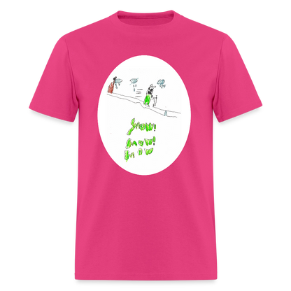 DC26 Peter's "Snow Snow Snow" T-shirt - fuchsia