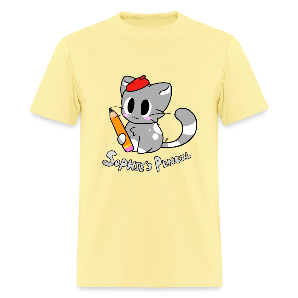 DC26 "Sophie's Pencil" T-shirt - cornsilk