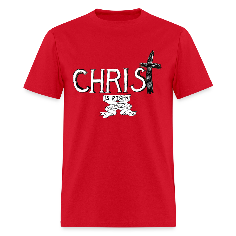 DC26 Parker's "Christ is Risen!" T-shirt - red