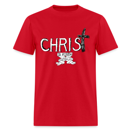 DC26 Parker's "Christ is Risen!" T-shirt - red