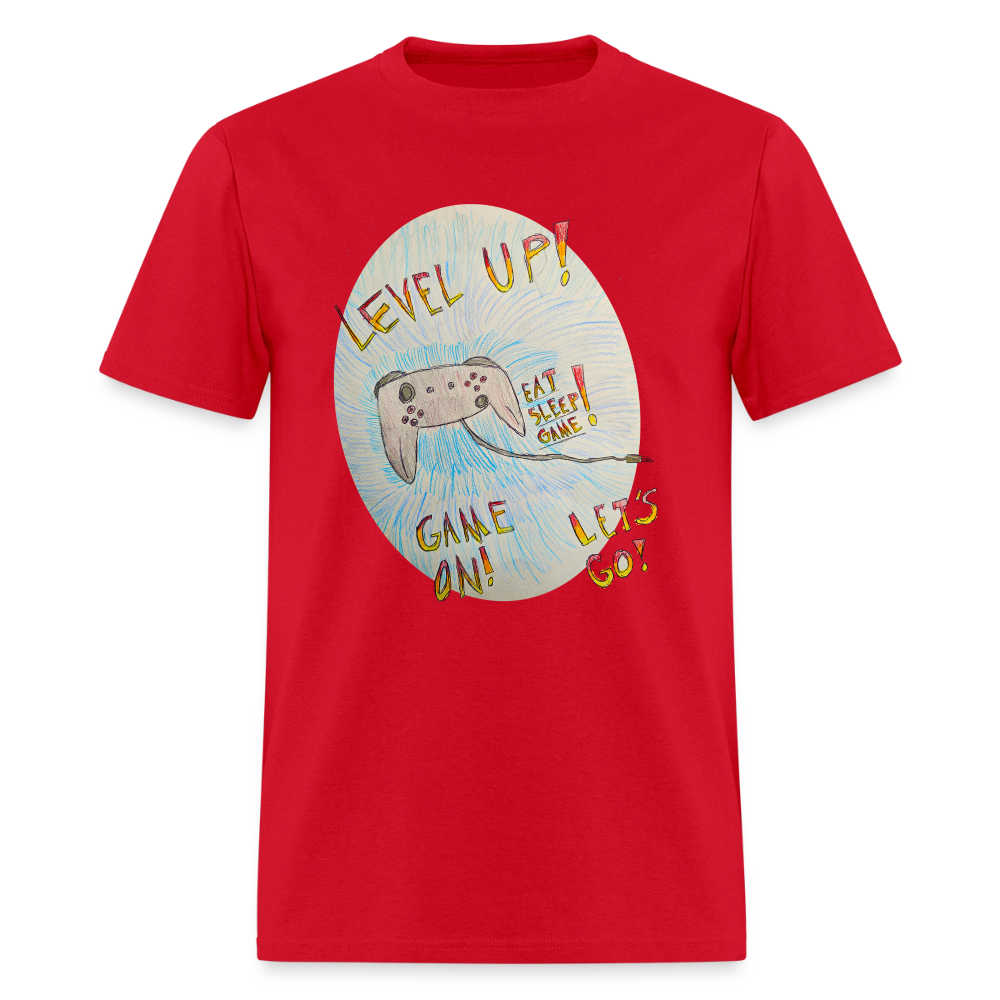 DC26 Wyatt's "Level Up!" T-shirt - red