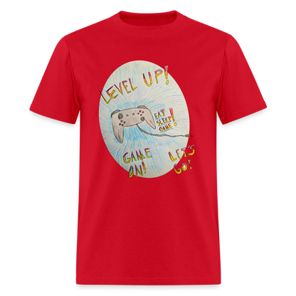 DC26 Wyatt's "Level Up!" T-shirt - red
