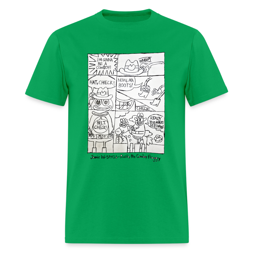 DC26 Jamie's "Cowboy Froggie" T-shirt - bright green
