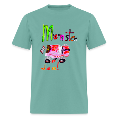 DC26 Eric's "Monster Jam" T-shirt - aquatic