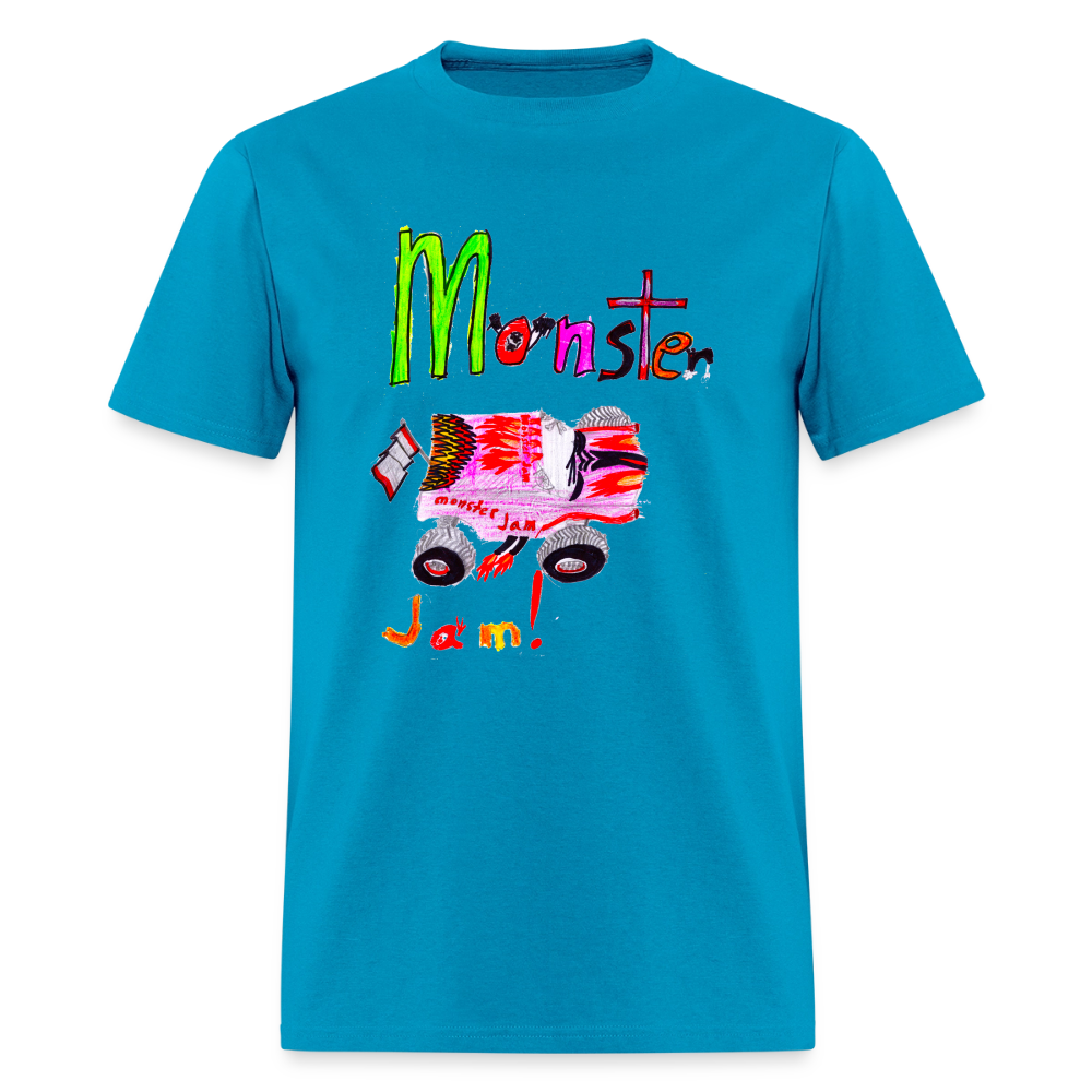 DC26 Eric's "Monster Jam" T-shirt - turquoise
