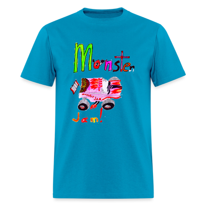 DC26 Eric's "Monster Jam" T-shirt - turquoise