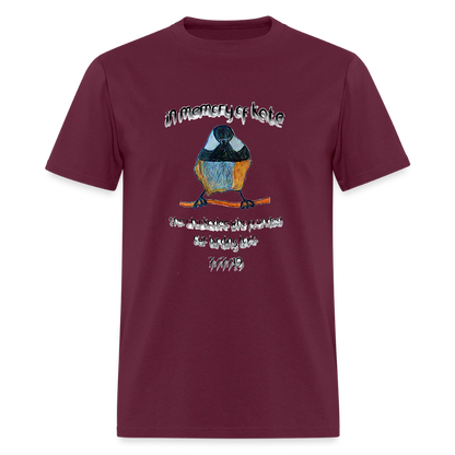 DC26 Jude's "Kate" T-shirt - burgundy