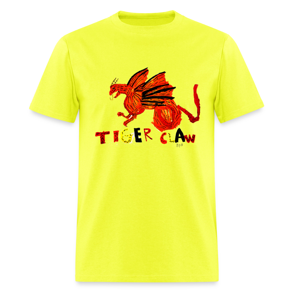 DC26 Beyler's "Tiger Claw" T-shirt - safety green