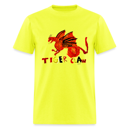 DC26 Beyler's "Tiger Claw" T-shirt - safety green