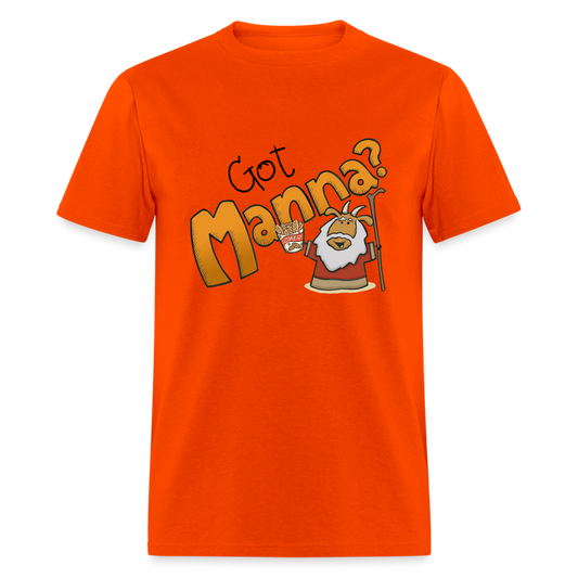 Sheeps Got Manna T-Shirt - orange