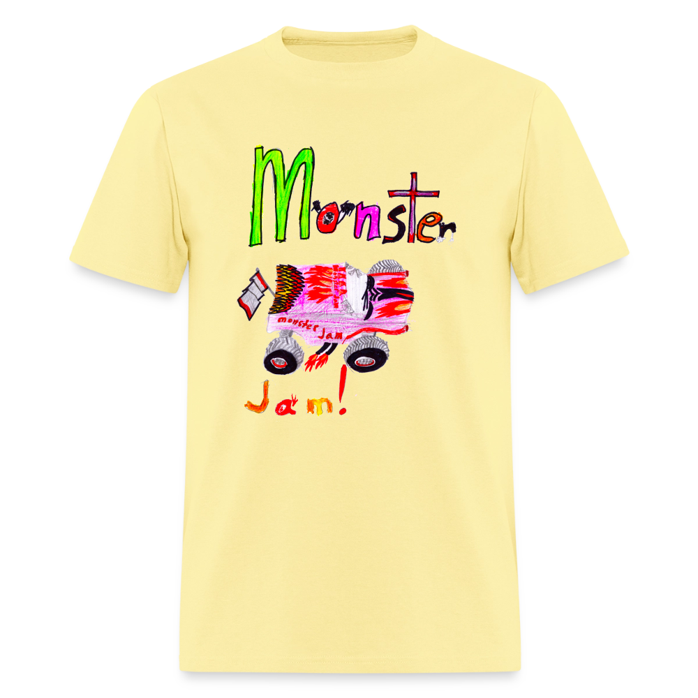 DC26 Eric's "Monster Jam" T-shirt - cornsilk