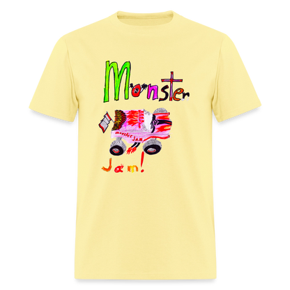 DC26 Eric's "Monster Jam" T-shirt - cornsilk