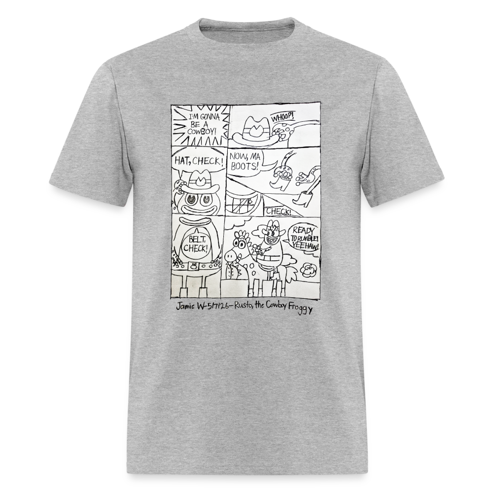 DC26 Jamie's "Cowboy Froggie" T-shirt - heather gray
