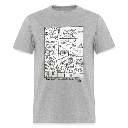 DC26 Jamie's "Cowboy Froggie" T-shirt - heather gray