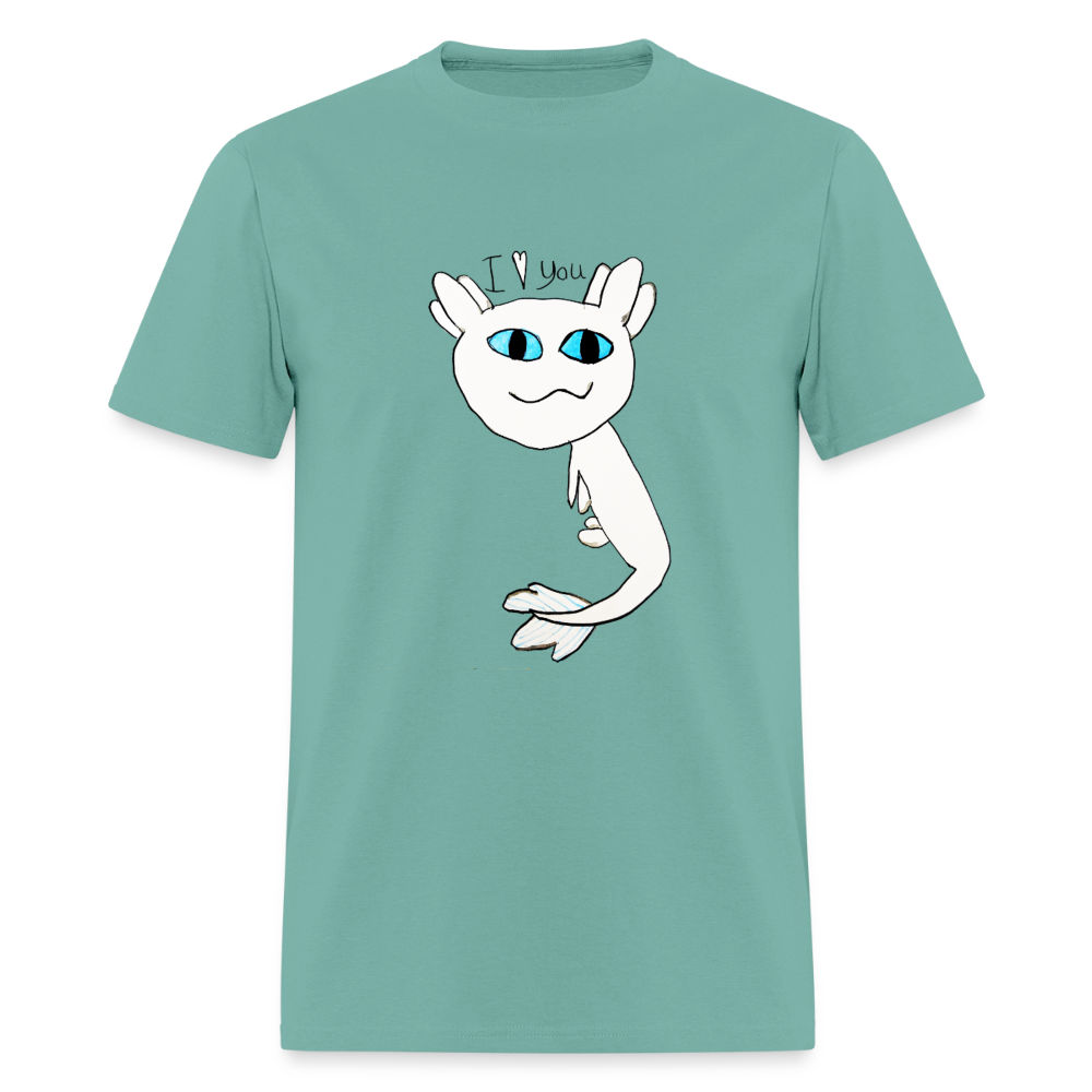 DC26 Evelyn's "Axolot Lovel" T-shirt - aquatic