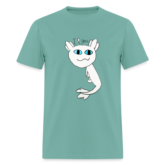 DC26 Evelyn's "Axolot Lovel" T-shirt - aquatic