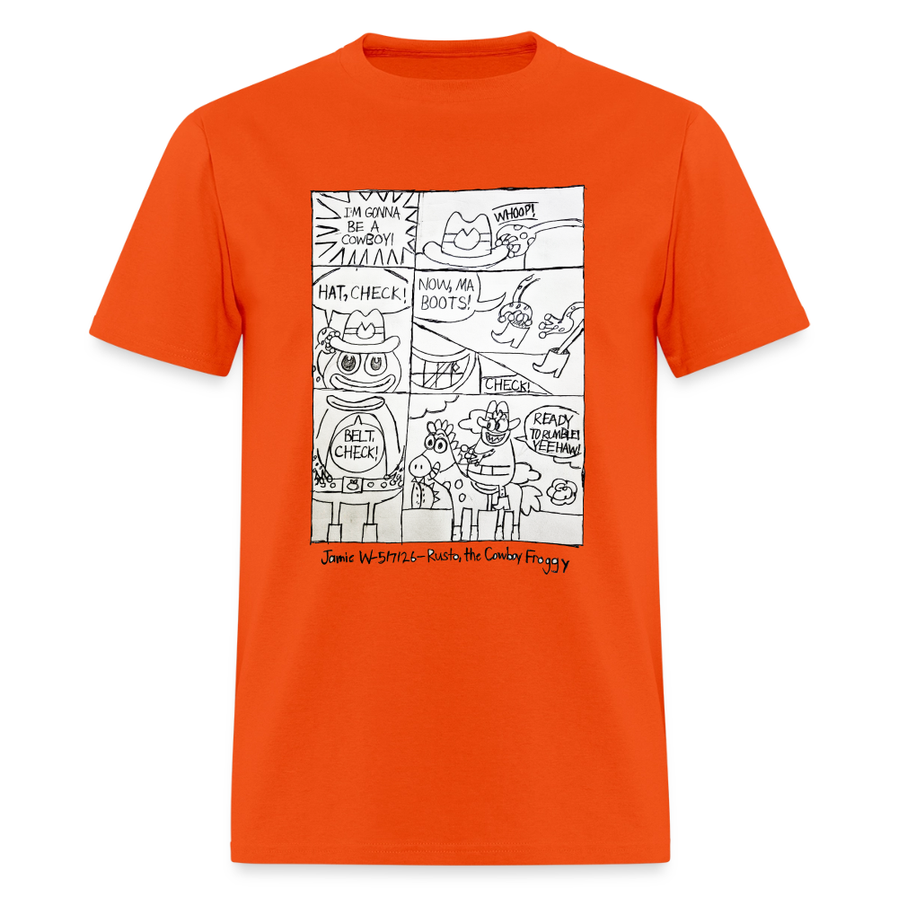 DC26 Jamie's "Cowboy Froggie" T-shirt - orange