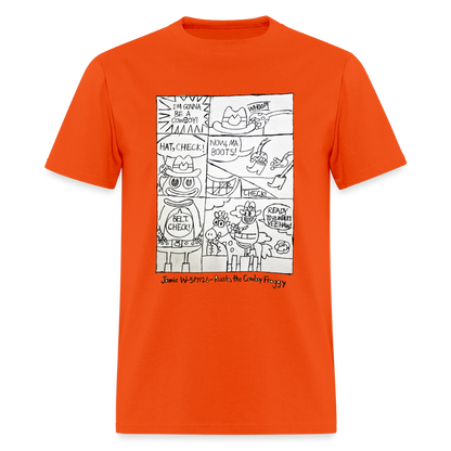 DC26 Jamie's "Cowboy Froggie" T-shirt - orange