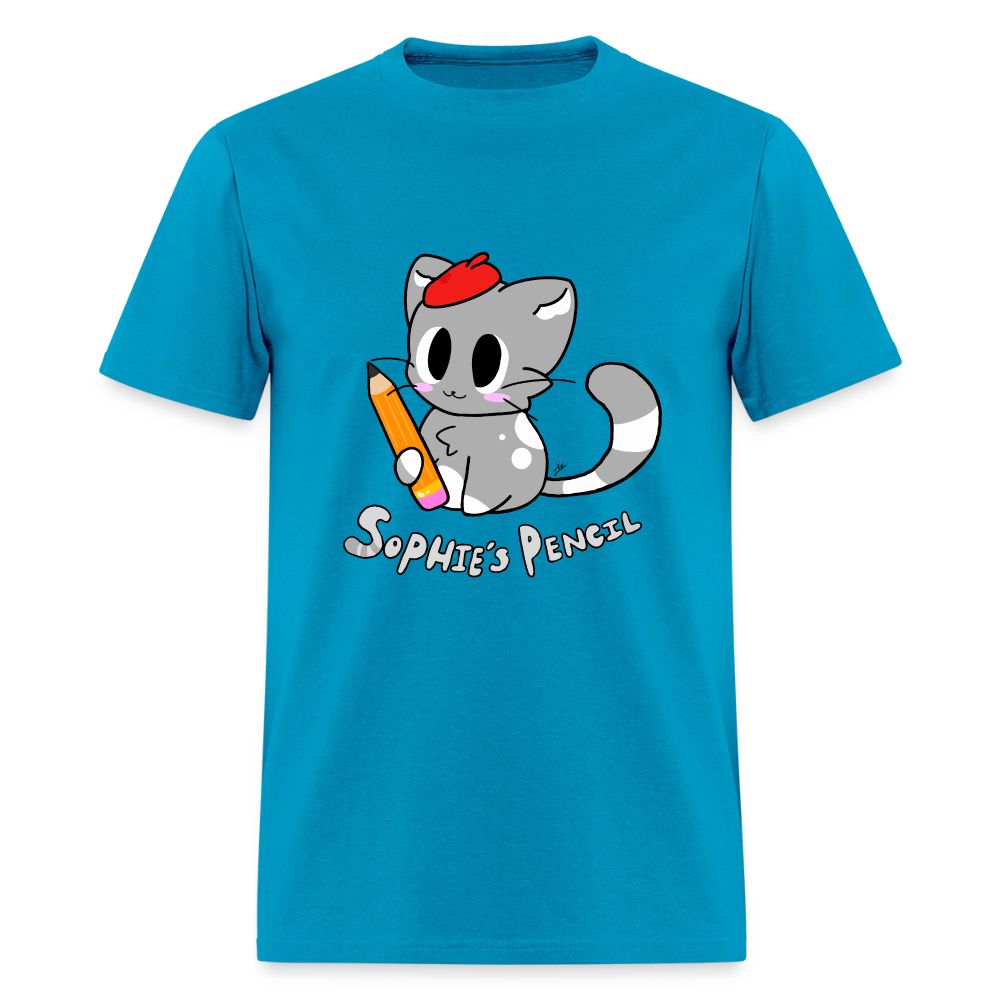 DC26 "Sophie's Pencil" T-shirt - turquoise