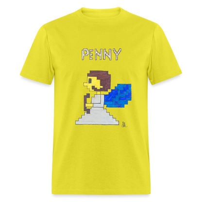 DC25 Sophie's "8-bit Penny" T-Shirt - yellow
