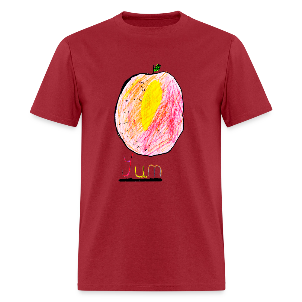 DC26 Tessa's "Yum" T-shirt - dark red