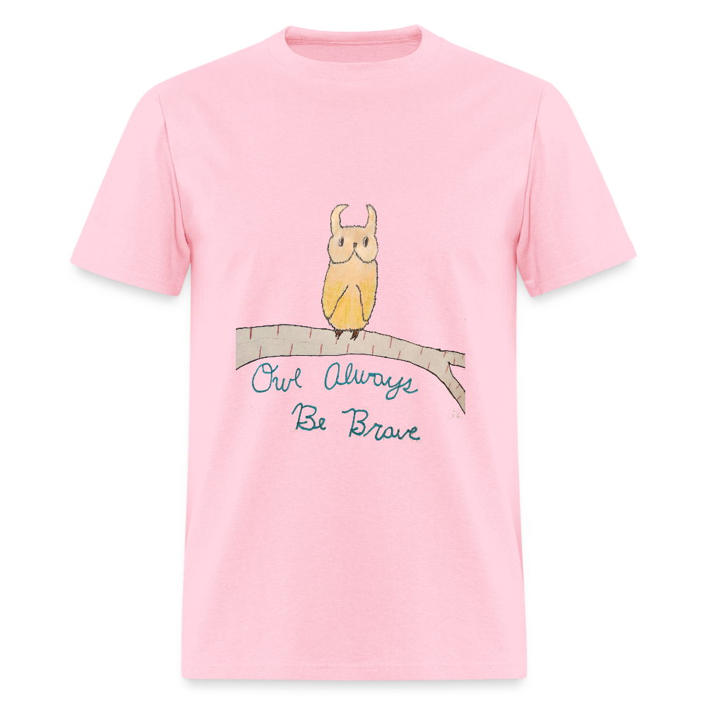 DC25 Bailee's "Owl Always Be Brave" T-shirt - pink