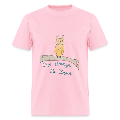 DC25 Bailee's "Owl Always Be Brave" T-shirt - pink