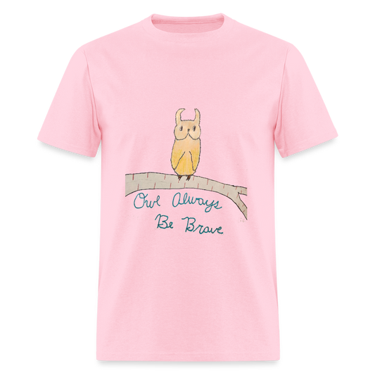 DC25 Bailee's "Owl Always Be Brave" T-shirt - pink