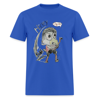 DC26 luca's "Hockey Hawk" T-shirt - royal blue