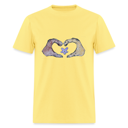 DC25 Gracie's " Heart Hands" T-Shirt - cornsilk