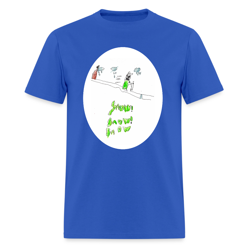 DC26 Peter's "Snow Snow Snow" T-shirt - royal blue