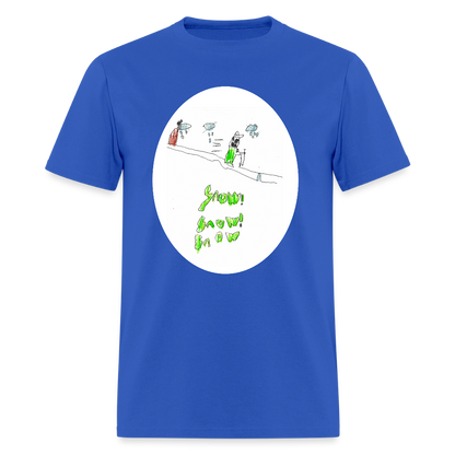 DC26 Peter's "Snow Snow Snow" T-shirt - royal blue