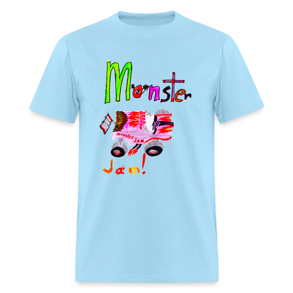 DC26 Eric's "Monster Jam" T-shirt - powder blue