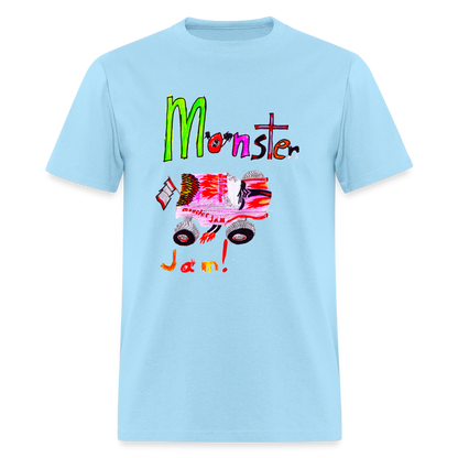 DC26 Eric's "Monster Jam" T-shirt - powder blue