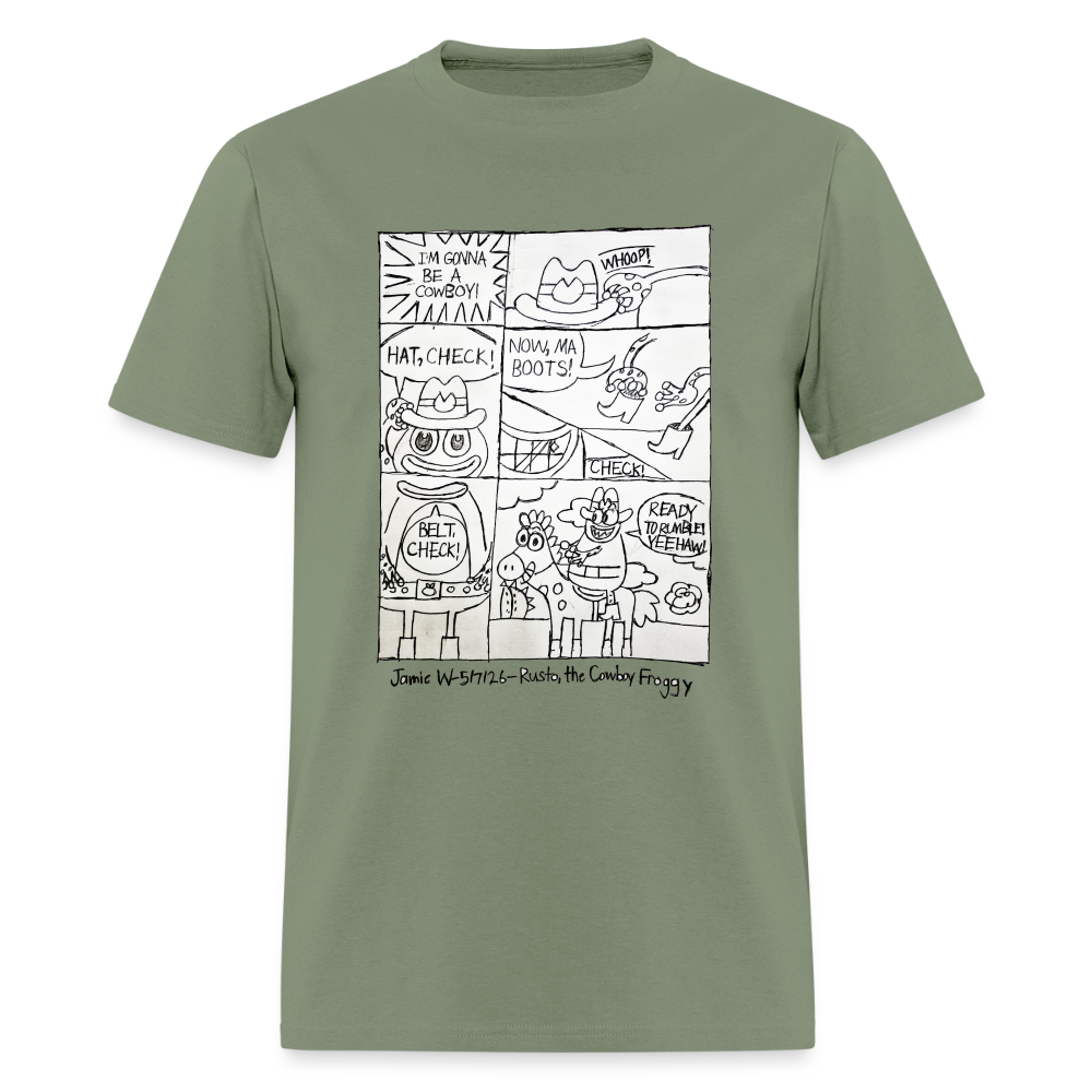 DC26 Jamie's "Cowboy Froggie" T-shirt - military green