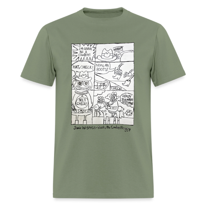 DC26 Jamie's "Cowboy Froggie" T-shirt - military green