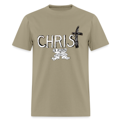 DC26 Parker's "Christ is Risen!" T-shirt - khaki