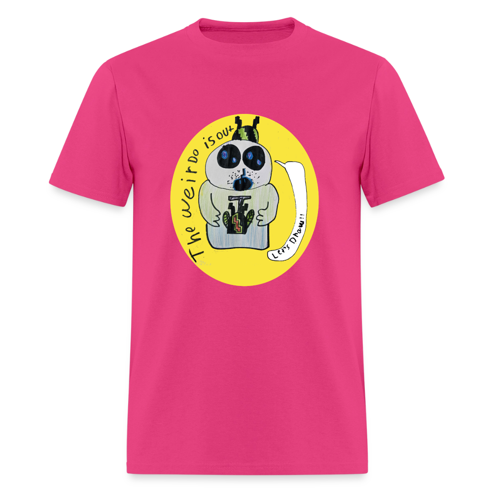 DC26 Axel's "Weirdo" T-shirt - fuchsia