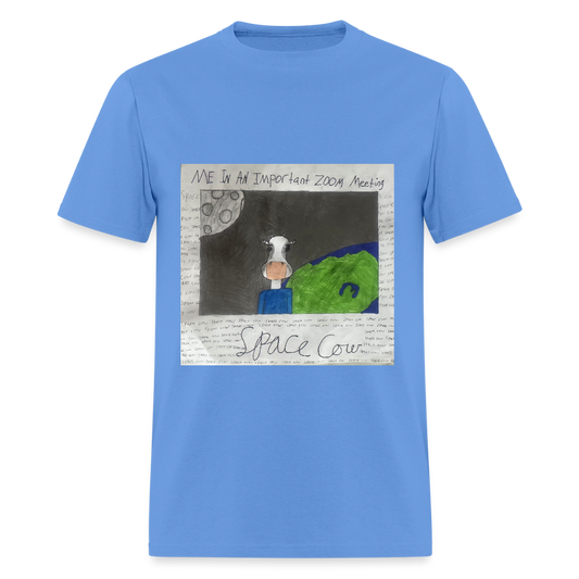 DC25 Blake's "Space Cow" T-Shirt - carolina blue