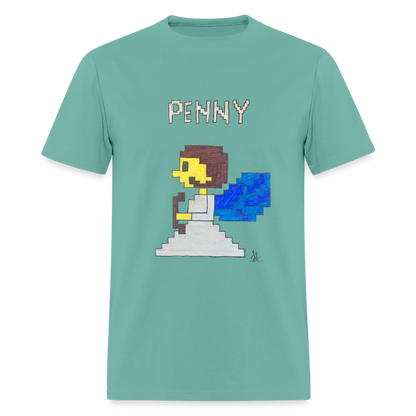 DC25 Sophie's "8-bit Penny" T-Shirt - aquatic