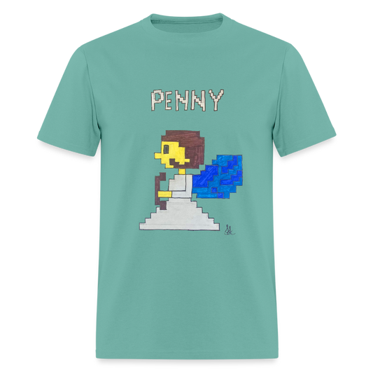 DC25 Sophie's "8-bit Penny" T-Shirt - aquatic