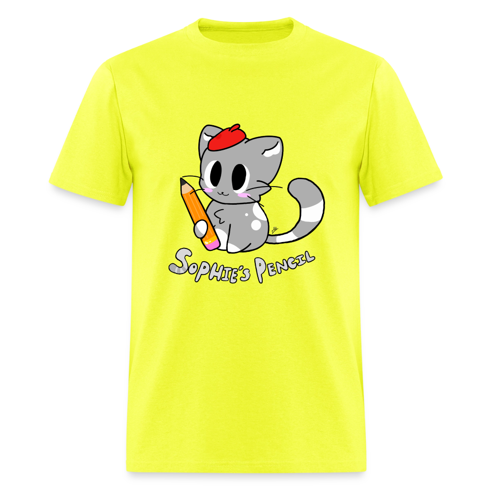 DC26 "Sophie's Pencil" T-shirt - safety green