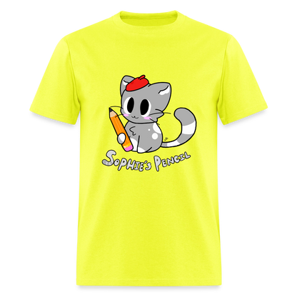 DC26 "Sophie's Pencil" T-shirt - safety green
